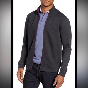 TED BAKER MULTY SLIM FIT FLEECE JACKET